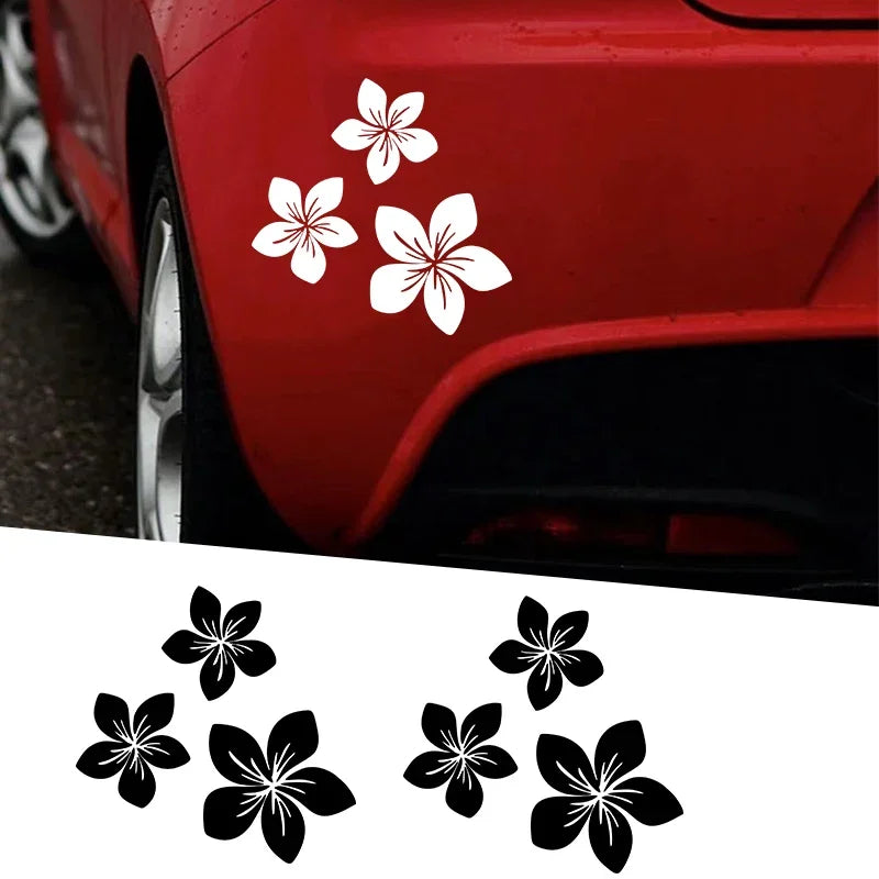 Flower Graphics Car Stickers - Multi-Size (6