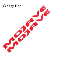 Load image into Gallery viewer, Jeep Gladiator Mojave Hood Decal – Vinyl Letter Graphic Sticker Set | Engine Hood Cover (2 Pcs)