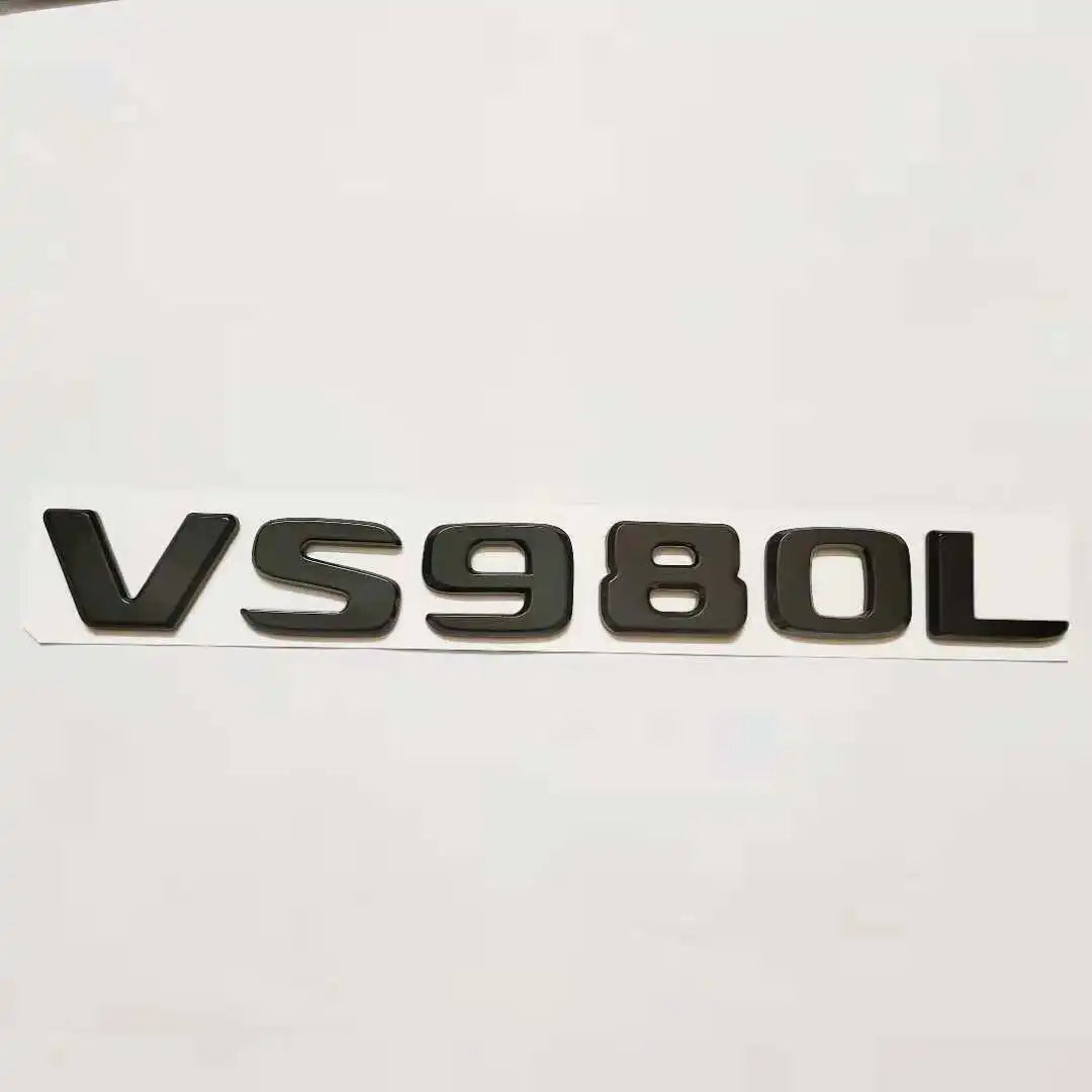 Trunk Tail Letter Emblem Decal for Mercedes-Benz VS260L / VS560L / VS450L / VS600L | Badge Sticker