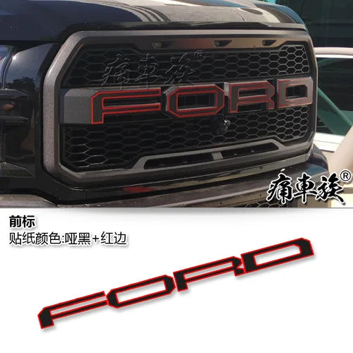 Custom Head Letter Vinyl Decal for Ford Raptor F-150 | KK Film Decorative Sticker