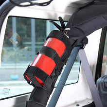 Cargar imagen en el visor de la galería, Adjustable Roll Bar Fire Extinguisher Mount Holder for Jeep Wrangler CJ/YJ/LJ/TJ/JK/JL | 3 lb Belt