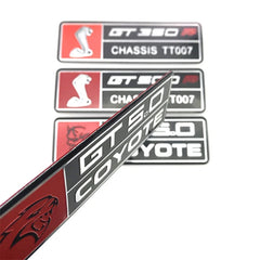 Alloy GT350 / GT500 Logo Trunk & Body Badge | Ford Shelby Mustang Emblem Sticker