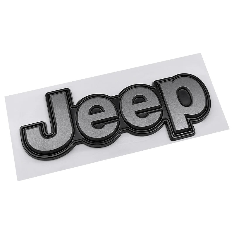 15.8cm ABS Side Body / Trunk Emblem Badge Sticker for Jeep Wrangler / Grand Cherokee | JEEP Logo