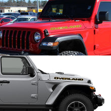 Load image into Gallery viewer, Engine Hood Decal for Jeep Gladiator Overland | Pickup Truck Vinyl Sticker Graphic