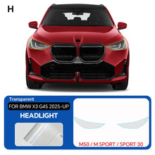 Load image into Gallery viewer, Precut PPF for BMW X3 G45 / M50 / M Sport (2025+) | TPU Headlight, Mirror &amp; Pillar Protection