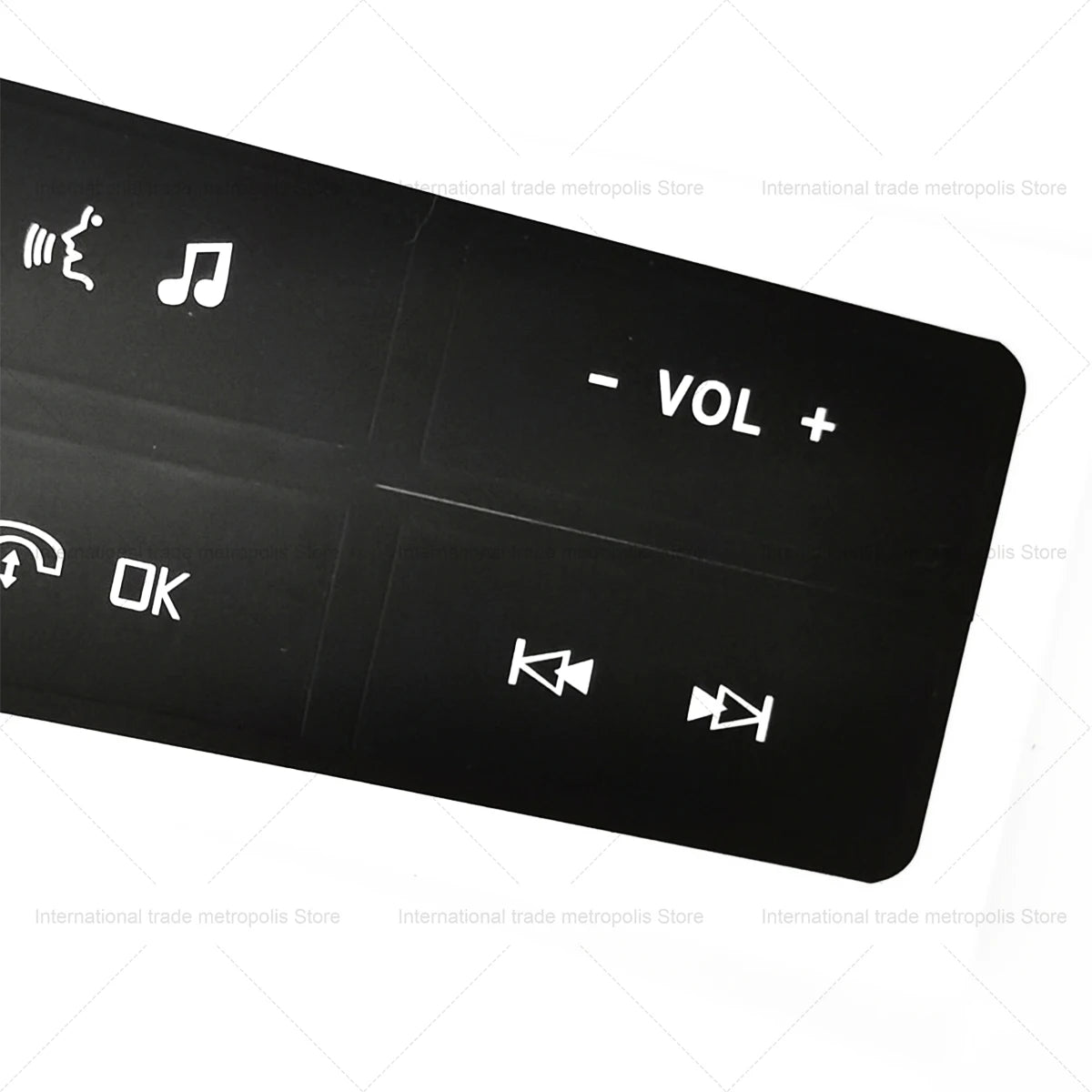 Steering Wheel Button Repair Decal for Ford Mustang (2015-2019) | Control Sticker