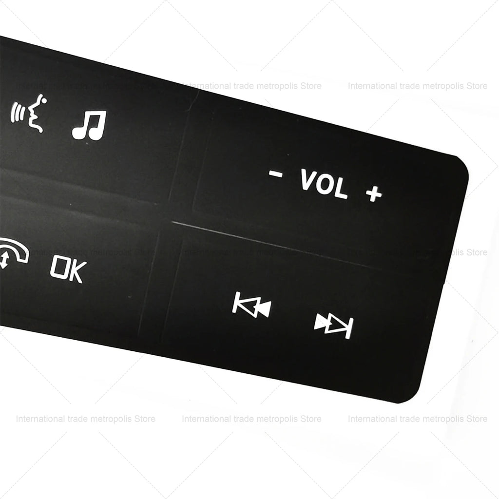 Steering Wheel Button Repair Decal for Ford Mustang (2015-2019) | Control Sticker