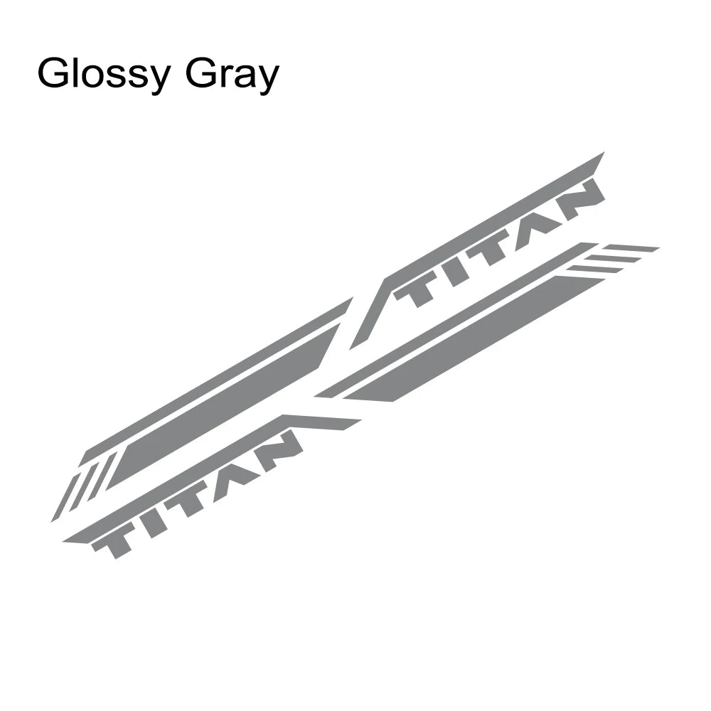 Trunk Side Stripe Decal for Nissan Titan Pro-4X | Pickup Truck Vinyl Graphic