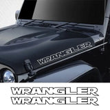 Jeep Wrangler Hood & Side Vinyl Decal – Motor Graphic Bonnet Sticker | JK, JL, TJ, Unlimited