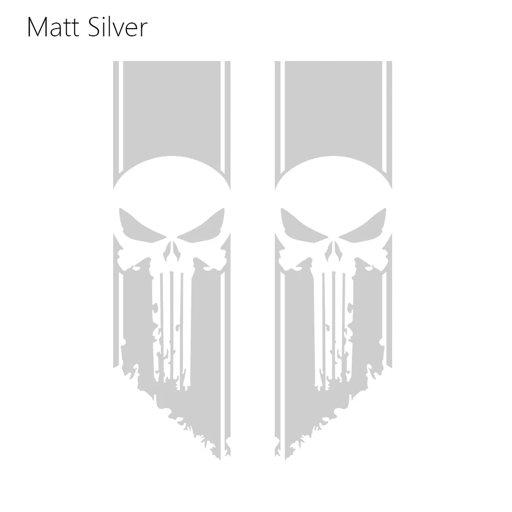 Ghost Pattern Stickers Universal Car Tail Decoration Decals Compatible with RAM GMC F-150 Hilux Frontier Isuzu Pickup trucks