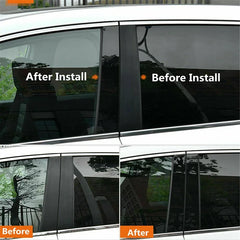 Gloss Black Pillar Posts Window Door Trim for Dodge Charger (2011–2023) | 6-Piece Column Cover