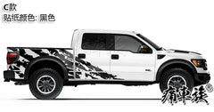 Full-Body Appearance Decoration Vinyl Kit for Ford F-150 Raptor | Custom KK Pickup Wrap
