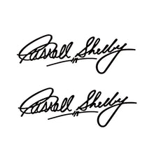 Load image into Gallery viewer, Carroll Shelby Interior &amp; Window Vinyl Decal for Ford Mustang | 2-Piece Sticker