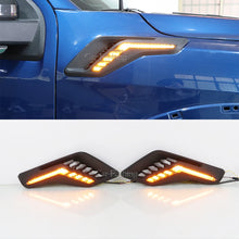 Load image into Gallery viewer, LED Fender Daytime Running Light for Ford Raptor F-150 (2022–2023) | 2-Piece DRL Turn Signal