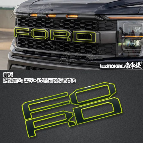 Custom Vinyl Decal Kit for Ford F-150 Raptor 3rd Gen 3.5T (2023) | Special KK Wrap