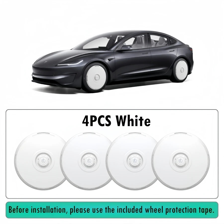 Haloblk Hub Caps for Tesla Model Y Juniper (2025–2026) | 19" & 20" High-Performance Wheel Cover Set