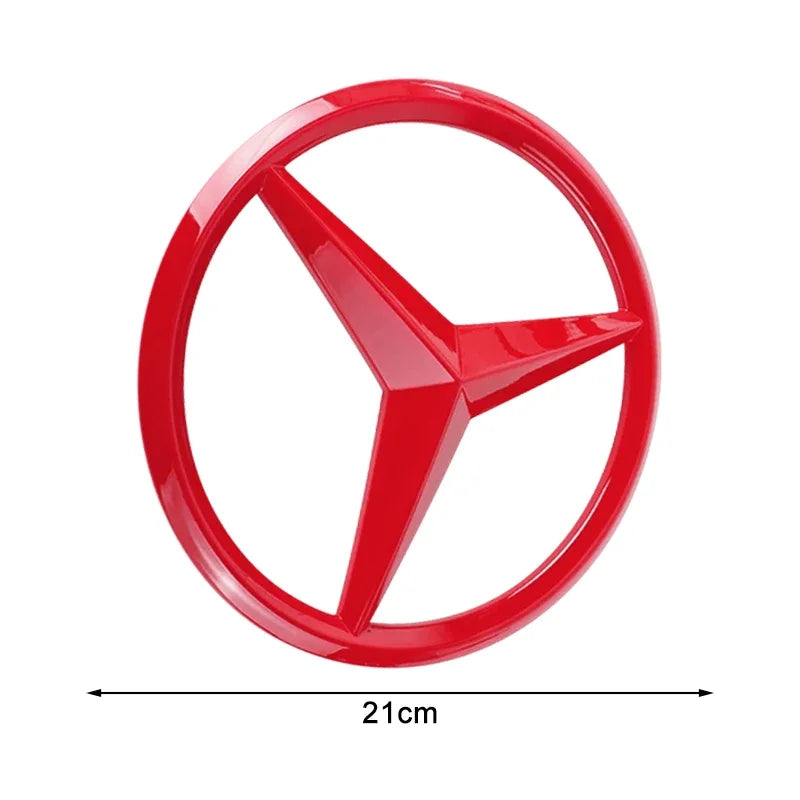 Large Front Grille Badge Decal 18.8cm / 21cm for Mercedes-Benz GLA / GLB / GLS / AMG | MERCEDES-BENZ