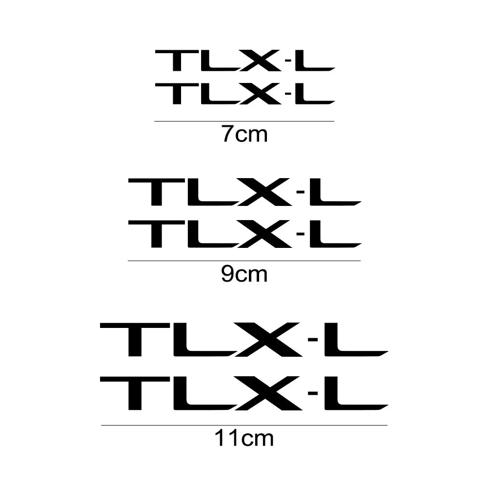 Brake Caliper Badge Decal for Acura MDX / ILX / RDX / TLX / RL / TSX / ZDX | 6-Piece Vinyl Film Set