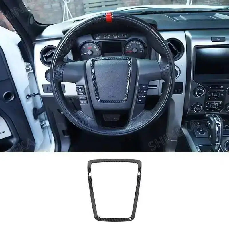 Carbon Fiber Grain Interior Decoration Cover Stickers for Ford F-150 | SHINEKA Color Change Kit