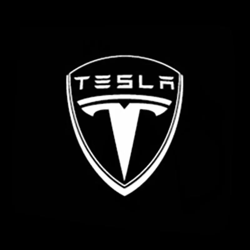 2/4pcs Car Door LED Logo Projector  lights HD Welcome Light 3D Laser Ghost Shadow Light for Tesla Model Y 3 S X car Accessory