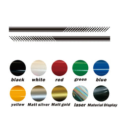 Door Side Stripe Decal Stickers for Ford Ranger / F-150 / Chevy | Pickup Truck PVC Vinyl