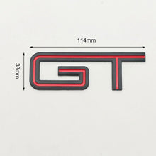 Load image into Gallery viewer, 3D Chrome Metal GT Logo Trunk Badge | Ford F-150 / Mustang / Explorer / Ranger Decal