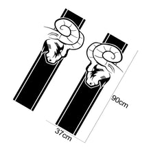 Cargar imagen en el visor de la galería, Dodge RAM Bed Side Graphic Kit – Pickup Truck Vinyl Decal Set (2 Pcs) | 1500, 2500, 3500, Rebel, TRX | 12 Finishes