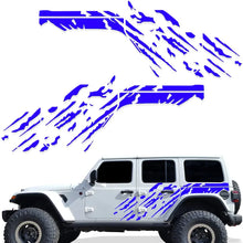 Load image into Gallery viewer, Jeep Wrangler JL 4-Door "Splash" Side Graphics Kit – 3M Vinyl Decal Wrap | 2018–2021 | Both Sides | 5 Colors