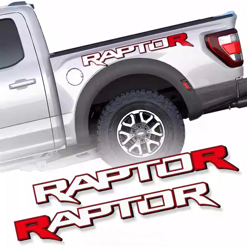 Vinyl Tape Patch Decal for Ford F-150 Raptor / Ranger Truck | 2-Piece Cargo Sticker