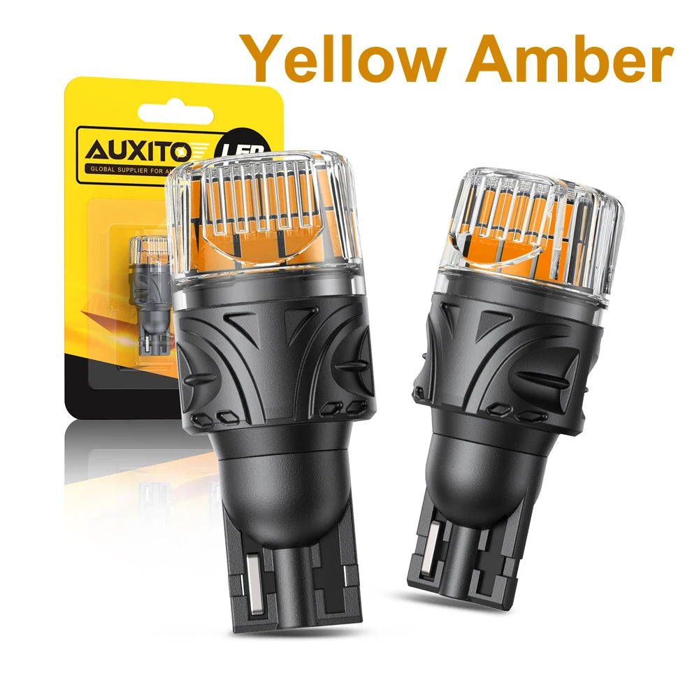 AUXITO T15 W16W Canbus LED | Yellow/White Backup Reverse Bulb 2-Pack