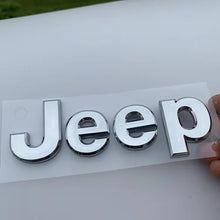 Cargar imagen en el visor de la galería, Front &amp; Rear Emblem Badge for Jeep Wrangler JK/JL / Compass / Renegade / Grand Cherokee | JEEP 3D