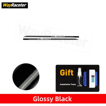 Cargar imagen en el visor de la galería, Carbon Fiber Door Side Stripe Skirt Decal for Ford Mustang (2020+) | Vinyl Sticker