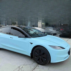 Precut Color Change PPF for Tesla Model 3 Highland (2024–2025) | Black & Glacier Blue PET Film