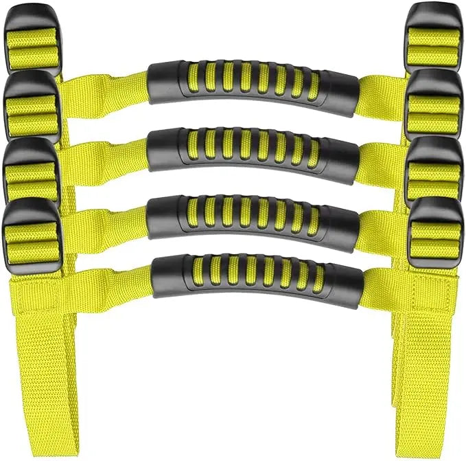 Roll Bar Grab Handles Grip for Jeep Wrangler YJ/TJ/JK/JL (1995–2021) | 4-Piece Set