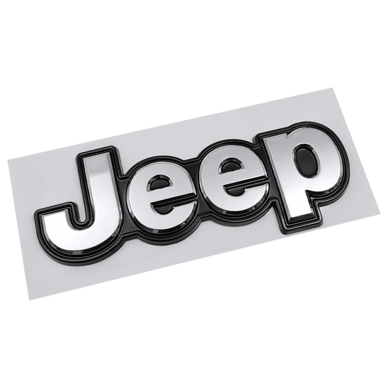 15.8cm ABS Side Body / Trunk Emblem Badge Sticker for Jeep Wrangler / Grand Cherokee | JEEP Logo