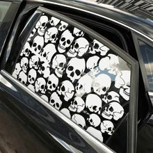 Cargar imagen en el visor de la galería, Halloween Skeleton Skull Car Sticker | Gothic Hood &amp; Door Auto Decoration Decal (FUYAOZHISHANG)