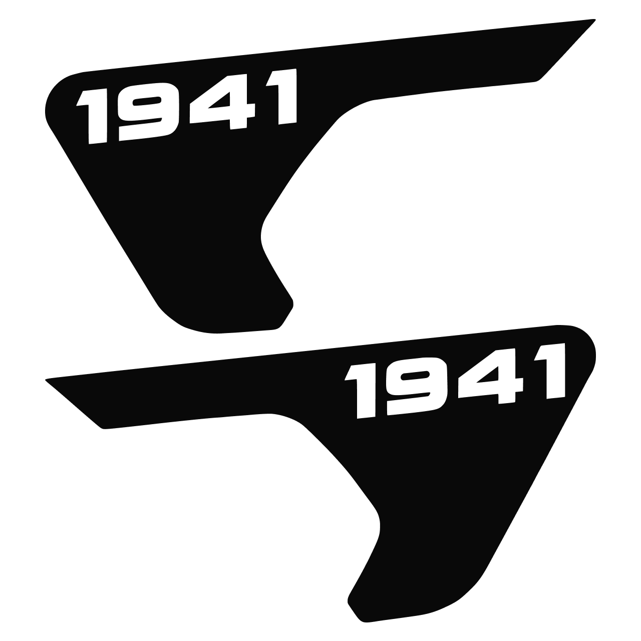 1941 Fender Vent Vinyl Sticker Fits 2018+ Jeep Wrangler JL & Jeep Gladiator JT