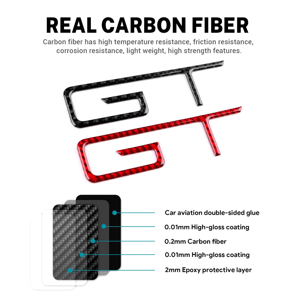 Real Soft Carbon Fiber Rear Panel Trim for Ford Mustang GT (2024-2026) | LHD & RHD