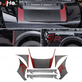 JHO Sport R Precut Bedside & Hood Wrap Kit for Ford F-150 Raptor (2022-2025) | Matte Stripe