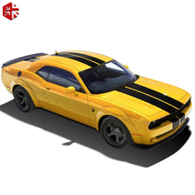 Load image into Gallery viewer, Front-to-Rear Racing Stripe Body Decal Kit | Hood, Roof, Trunk &amp; Bonnet Vinyl Graphics