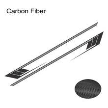 Cargar imagen en el visor de la galería, Jeep Cherokee XJ Retro Hockey Stick Racing Side Stripe Decal – Body Door &amp; Side Skirt Vinyl (2 Pcs) | 8 Finishes