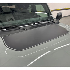 Retro Matte Topo Map & Compass Hood Decal | Off-Road Mountain Blackout Vinyl Wrap Sticker