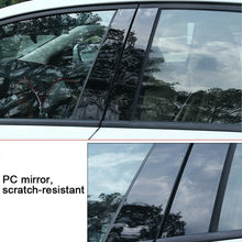 Cargar imagen en el visor de la galería, Glossy Black Pillar Post Door Trim for Porsche Panamera (2009–2016) | 4-Piece Window Cover