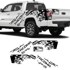 Splash Grunge Side Decal for Toyota Tacoma TRD SR5 | 5-Piece Matte Vinyl Film Kit