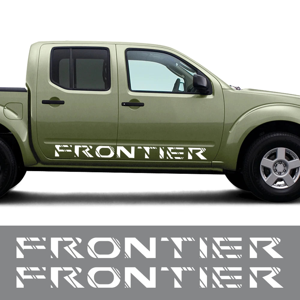 Door Side Stripe Decal for Nissan Frontier D40 / D22 / NP300 | 2-Piece Pickup Truck Vinyl Graphic