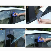 Cargar imagen en el visor de la galería, Glossy Black Pillar Post Door Trim for Porsche Panamera (2009–2016) | 4-Piece Window Cover
