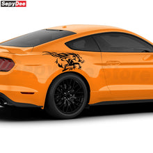 Load image into Gallery viewer, Running Horse Side &amp; Rear Fender Decal | 2-Piece Vinyl for Mustang, Challenger, Porsche &amp; Ford