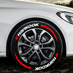 4x OLPAY 3D Waterproof Brand Tire Letter Sticker | Racing Wheel