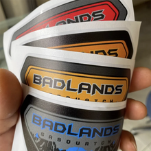 Load image into Gallery viewer, Badlands Sasquatch Fender Vent Decal for Ford Bronco | Forest Mountain Emblem Vinyl Sticker