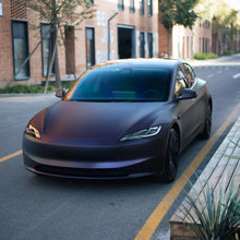 Load image into Gallery viewer, Precut Color Change PPF for Tesla Model 3 Highland (2024–2025) | Black &amp; Glacier Blue PET Film